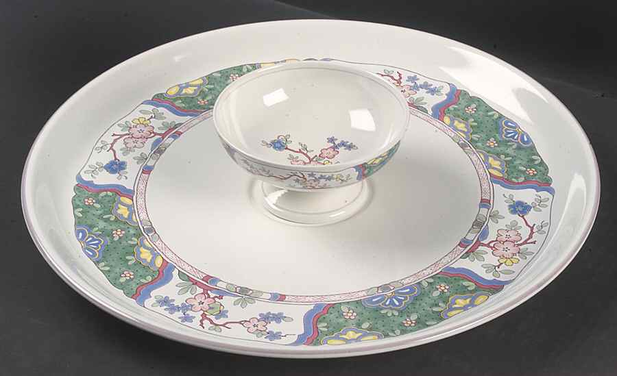 Villa Medici 2 Pc Chip & Dip Set (Uses the Crudite Dip/Sherbet) by Mikasa-1