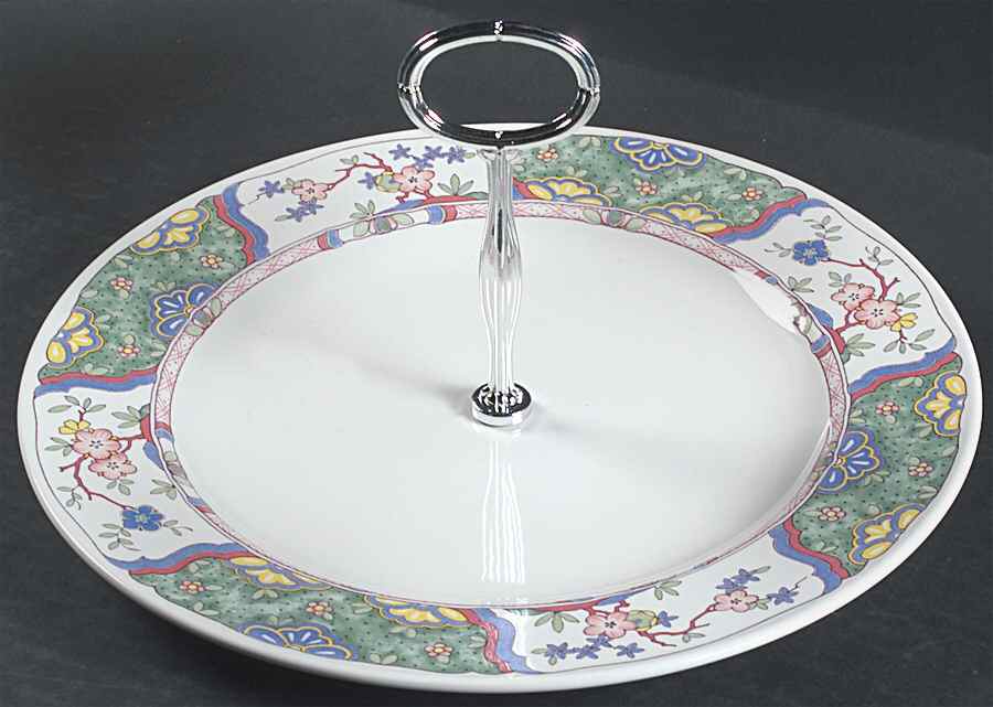 Villa Medici Round Serving Plate with Center Handle (Dp) Hc by Mikasa-1