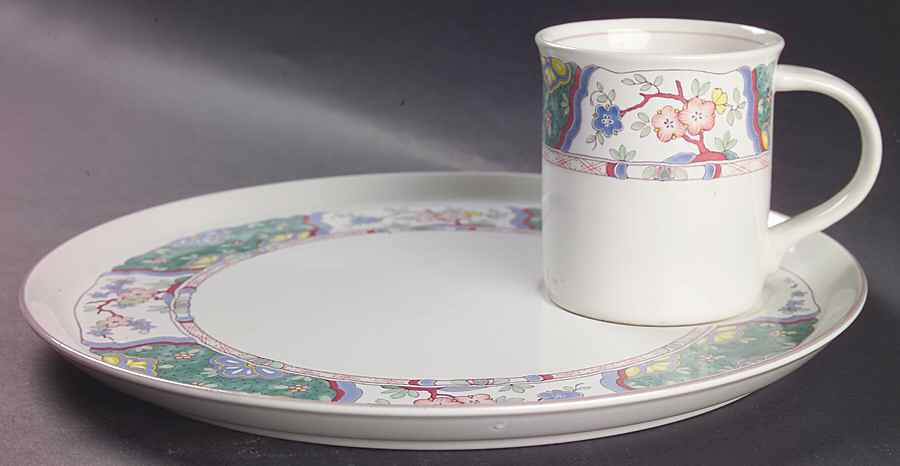 Villa Medici Snack Plate and Mug Set by Mikasa-1