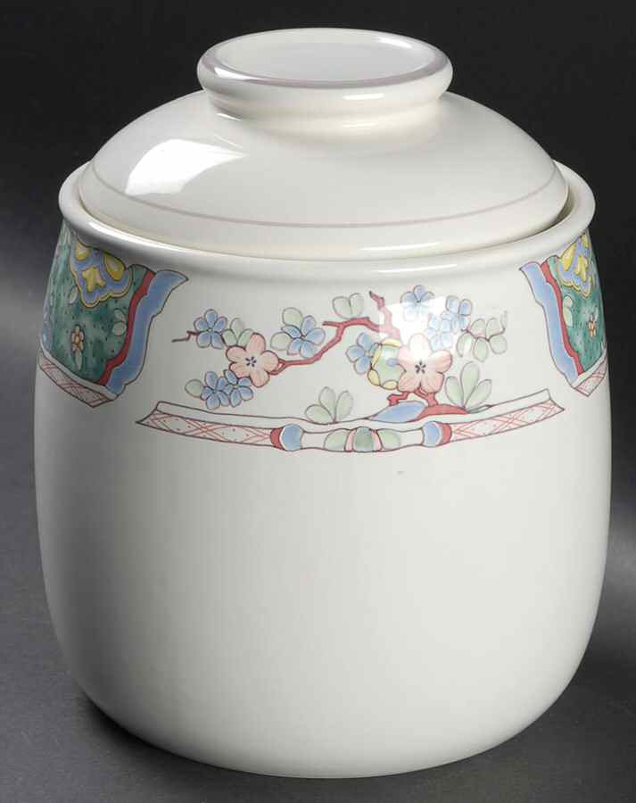 Villa Medici Large Canister & Lid by Mikasa-1