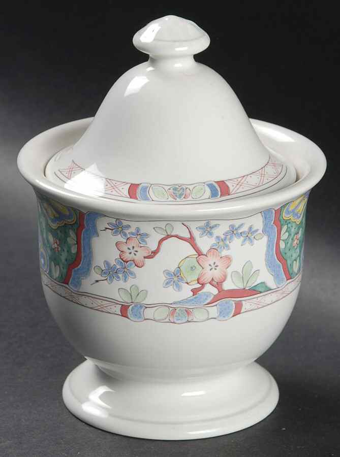 Villa Medici Sugar Bowl & Lid by Mikasa-1