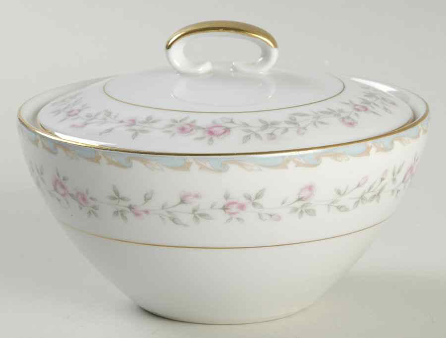 Vincente Sugar Bowl & Lid by Mikasa-1