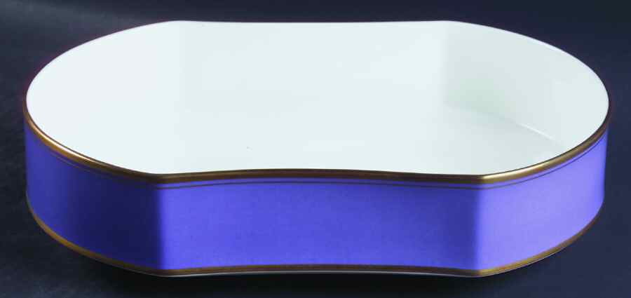 Violet 10" Oval Vegetable Bowl by Mikasa-1