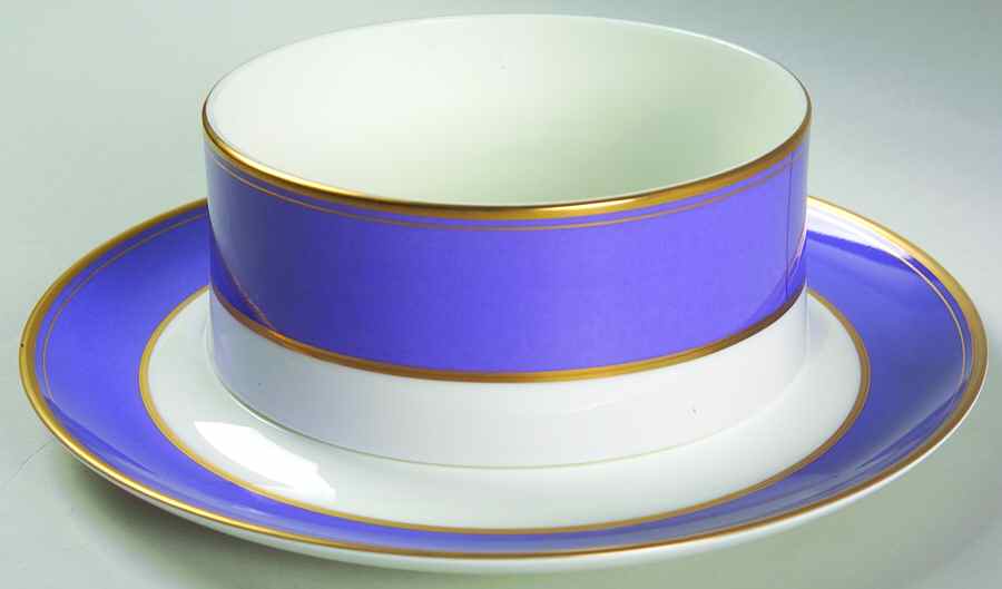 Violet Gravy Boat & Underplate by Mikasa-1