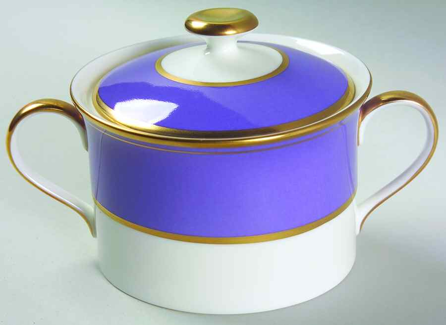 Violet Sugar Bowl & Lid by Mikasa-1