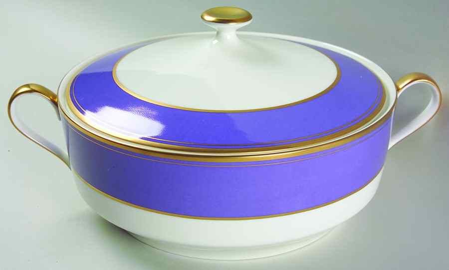 Violet Round Covered Vegetable by Mikasa-1