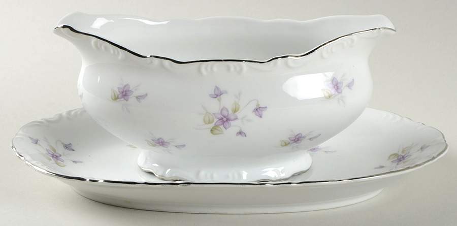 Violetta Gravy Boat & Underplate by Mikasa-1
