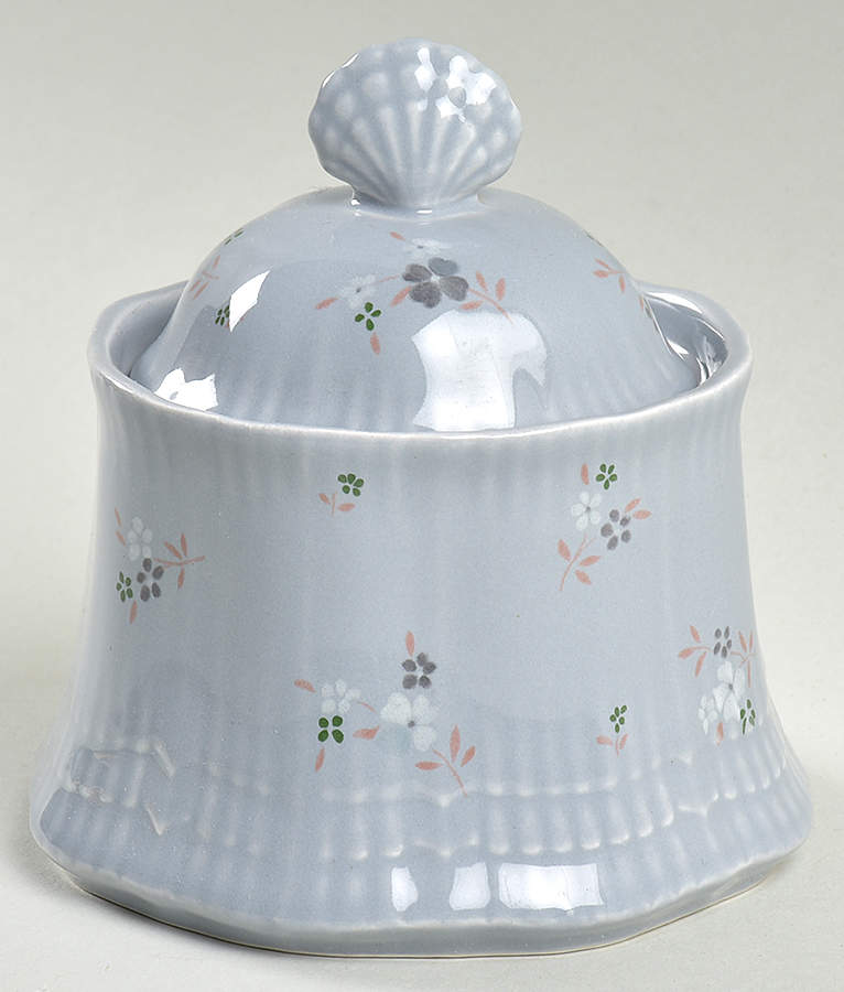 Victoria Rose Sugar Bowl & Lid by Mikasa-1