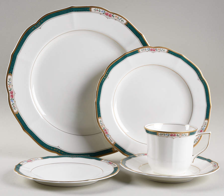Victorian Rose 5 Piece Place Setting by Mikasa-1