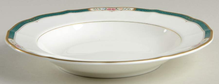 Victorian Rose Large Rim Soup Bowl by Mikasa-1