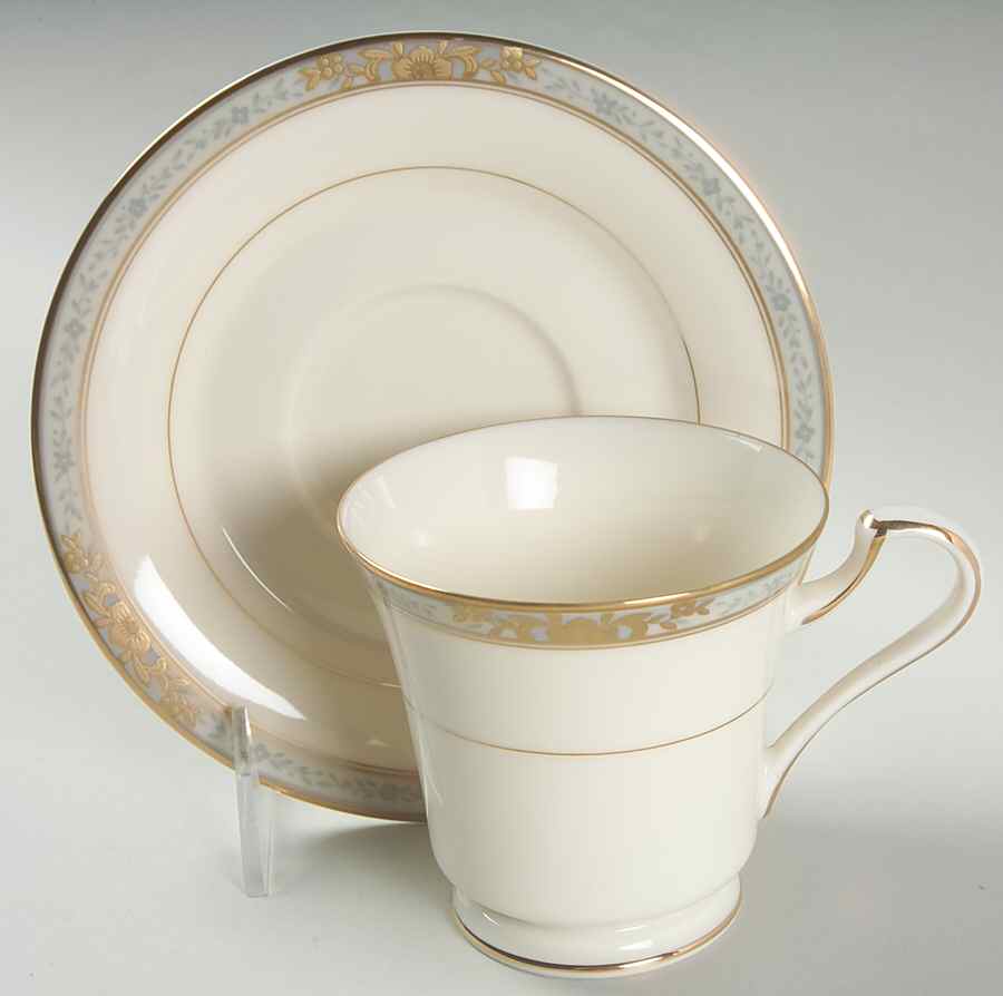 Virtuoso Footed Cup & Saucer Set by Mikasa-1