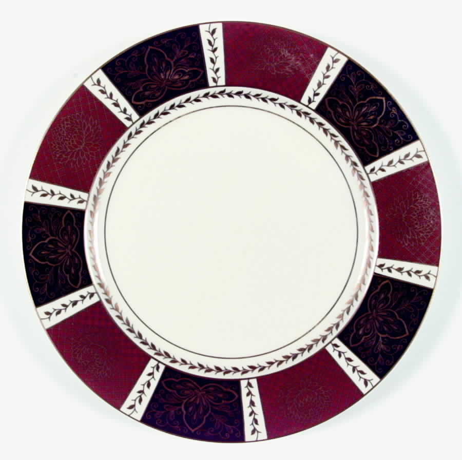 Villa Trianon Cinnabar Dinner Plate by Mikasa-1