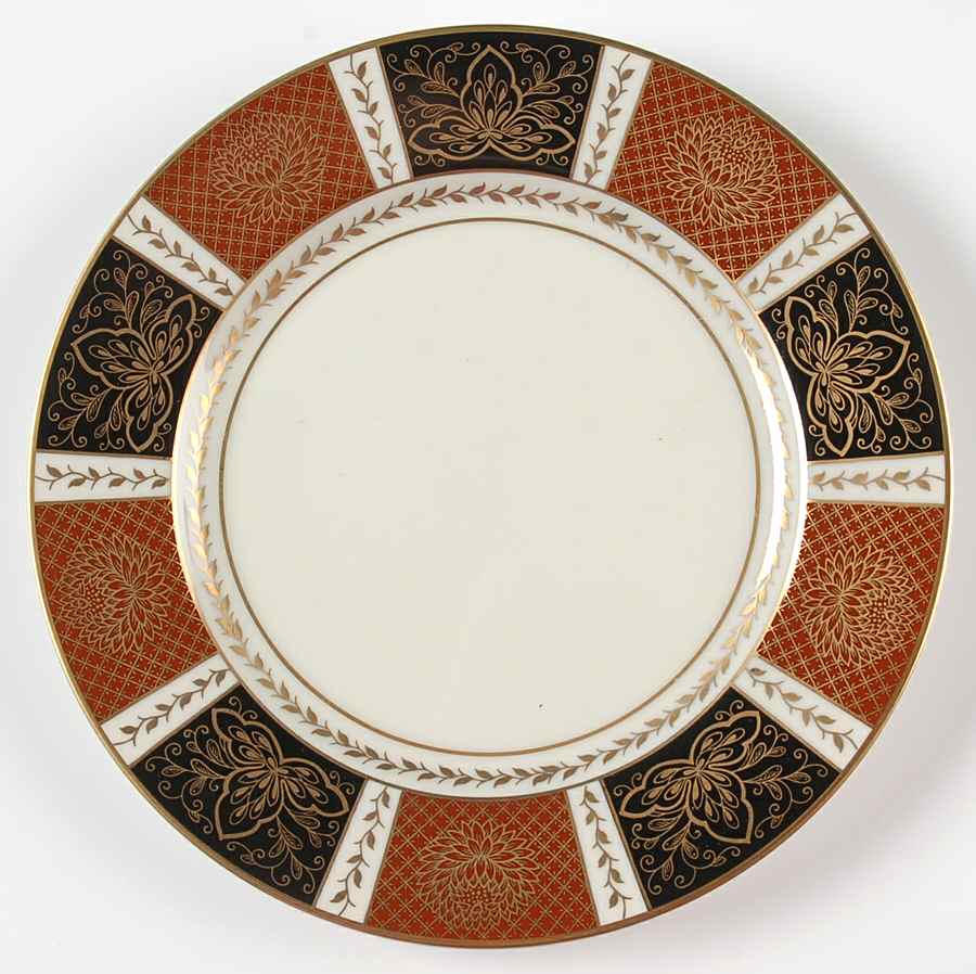Villa Trianon Cinnabar Salad Plate by Mikasa-1