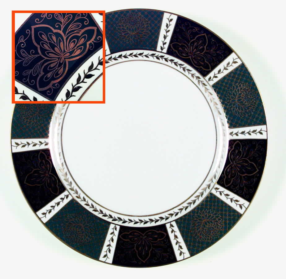 Villa Trianon Jade Dinner Plate by Mikasa-1