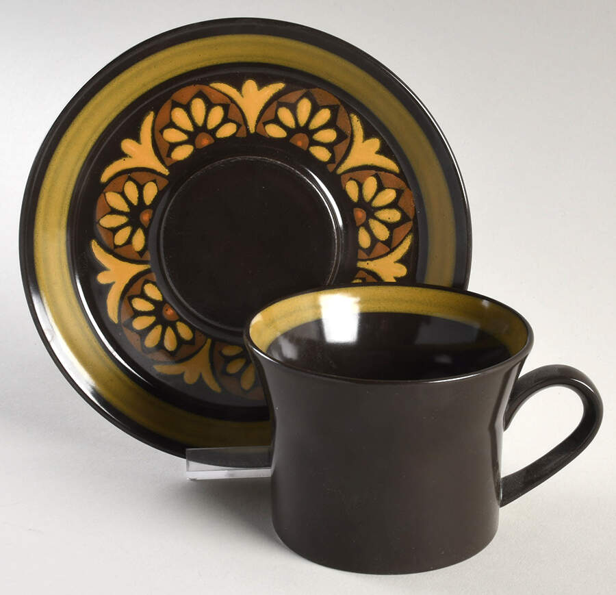 Vivenda Flat Cup & Saucer Set by Mikasa-1