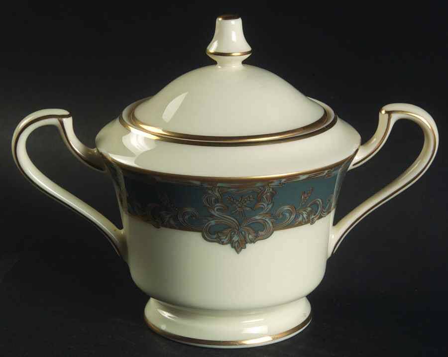 Venetian Villa Sugar Bowl & Lid by Mikasa-1