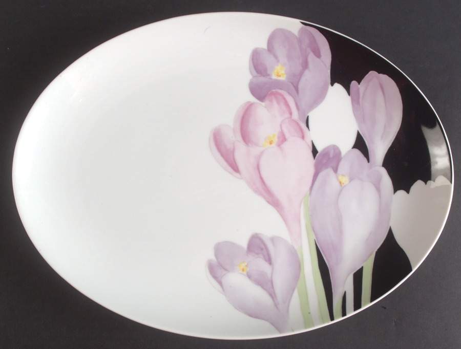 Vogue 14" Oval Serving Platter by Mikasa-1