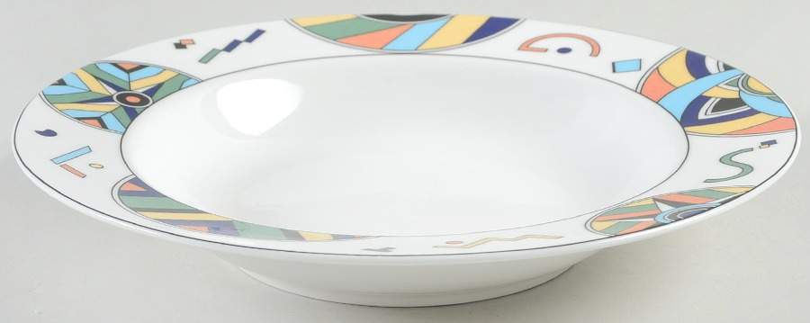 Vogueing Large Rim Soup Bowl by Mikasa-1