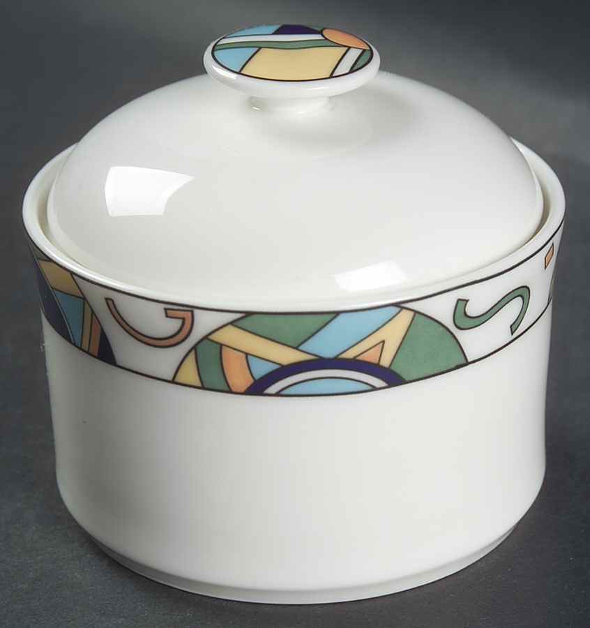 Vogueing Sugar Bowl & Lid by Mikasa-1