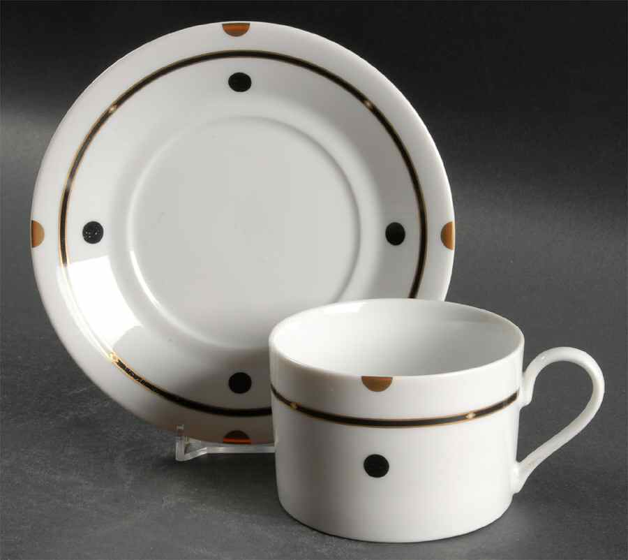 Volaire Flat Cup & Saucer Set by Mikasa-1