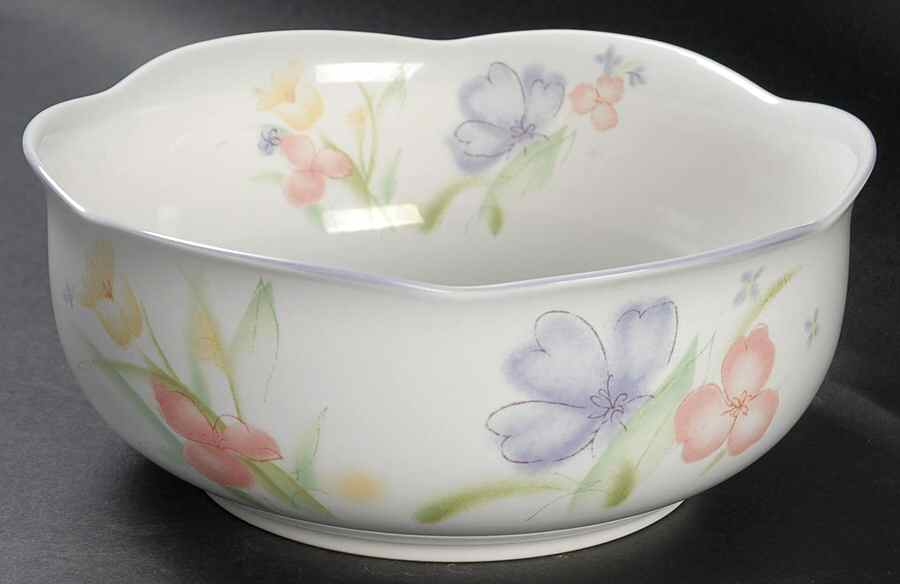 Water Colors 7" Round Vegetable Bowl by Mikasa-1