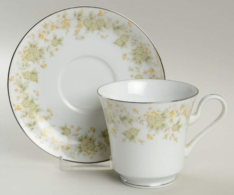 Walbrook Footed Cup & Saucer Set by Mikasa-1