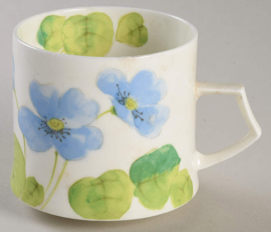Water Lilies Blue Flat Cup by Mikasa-1