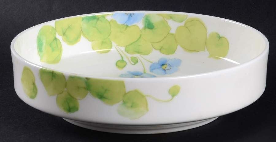 Water Lilies Blue Coupe Soup Bowl by Mikasa-1