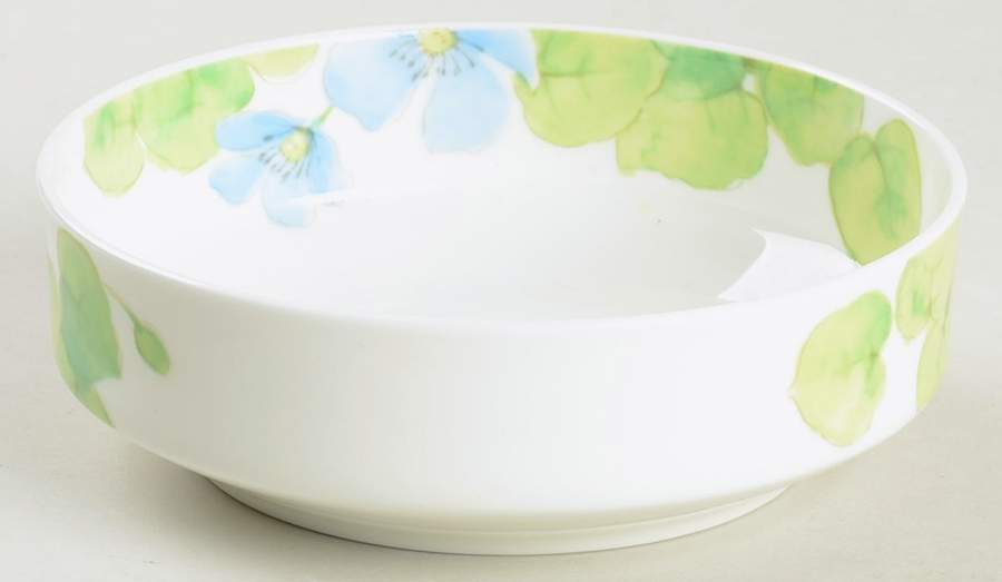 Water Lilies Blue Fruit/Dessert (Sauce) Bowl by Mikasa-1