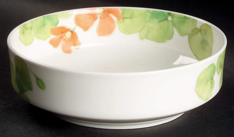 Water Lilies Peach Fruit/Dessert (Sauce) Bowl by Mikasa-1