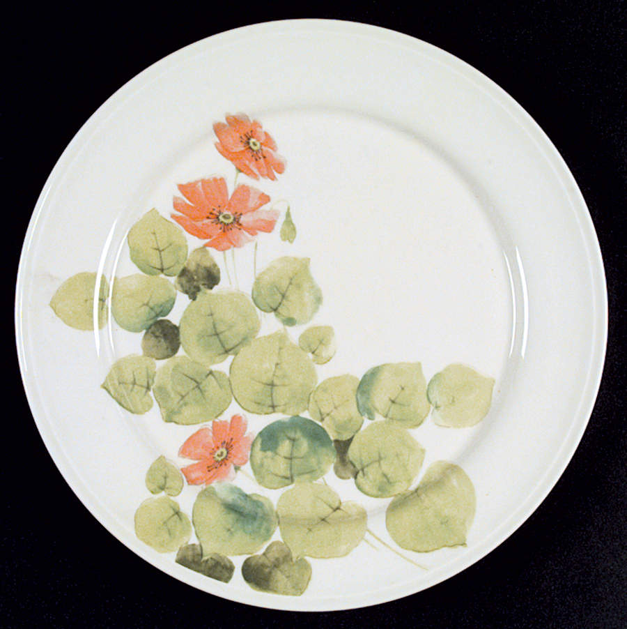 Water Lilies Peach Dinner Plate by Mikasa-1