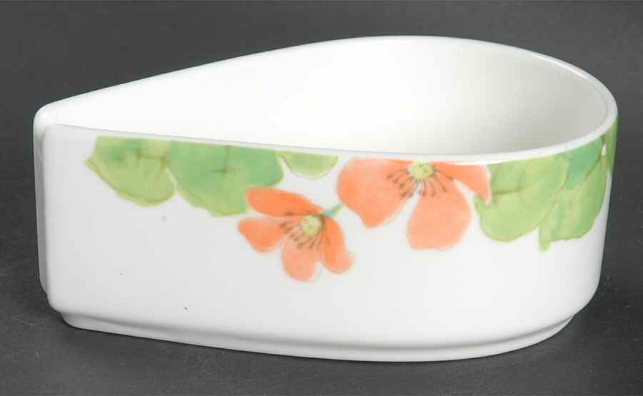 Water Lilies Peach Small Ashtray by Mikasa-1