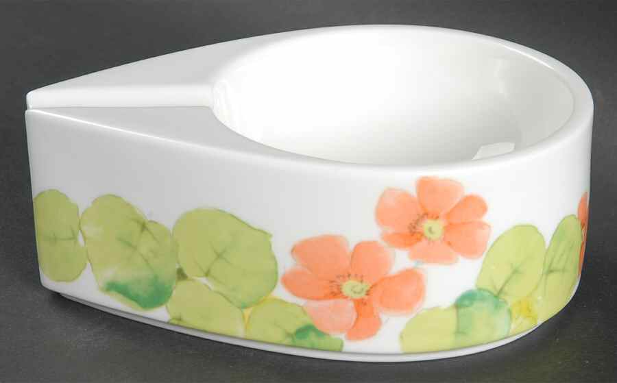 Water Lilies Peach 5" Ashtray by Mikasa-1