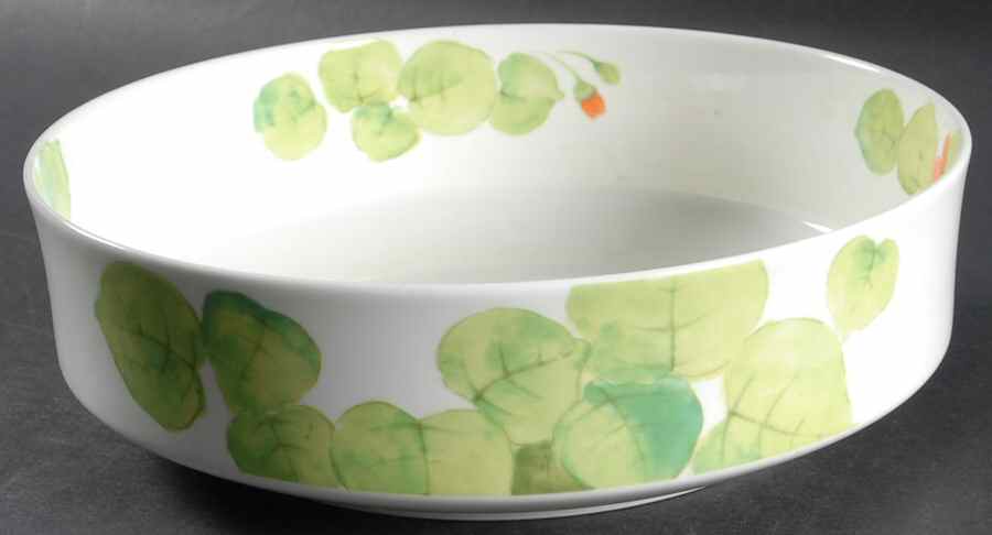 Water Lilies Peach 9" Round Vegetable Bowl by Mikasa-1