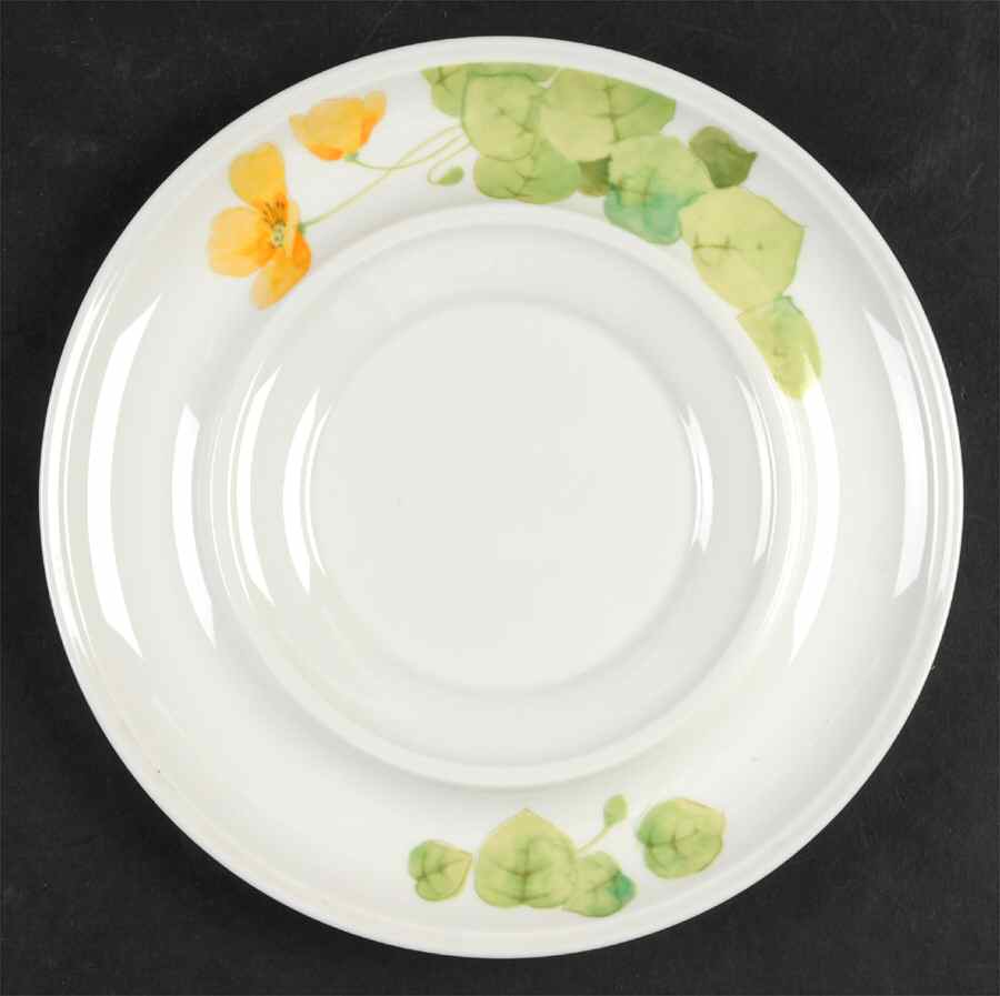 Water Lilies Yellow Underplate for Gravy Boat by Mikasa-1