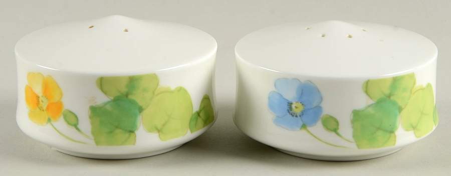 Water Lilies Yellow Salt & Pepper Set by Mikasa-1