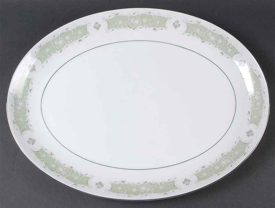 Waverly 16" Oval Serving Platter by Mikasa-1