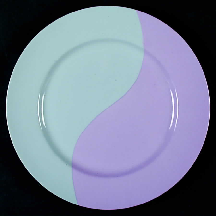 Wave Lavender Grey Dinner Plate by Mikasa-1