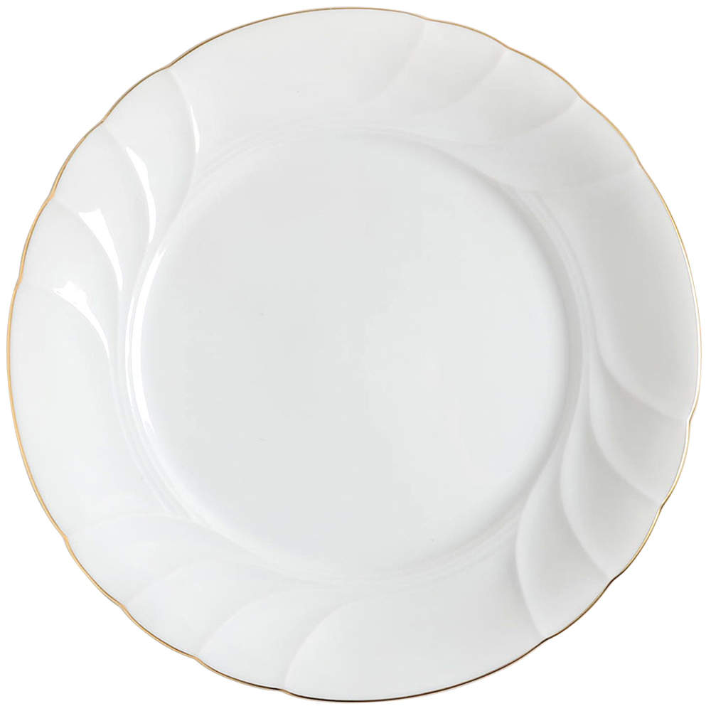 Wedding Band Gold Dinner Plate by Mikasa-1