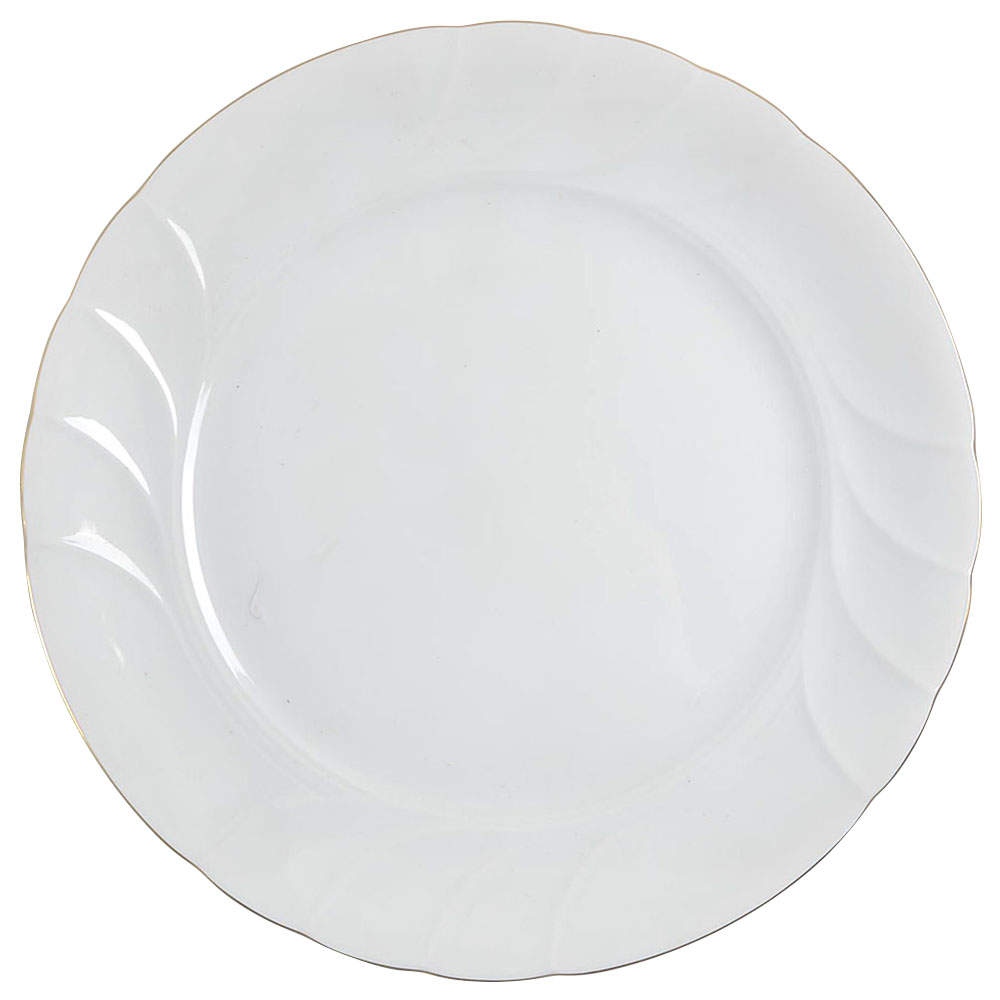 Wedding Band Gold 12" Chop Plate (Round Platter) by Mikasa-1
