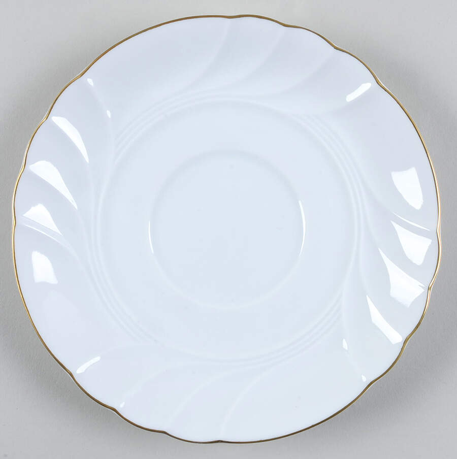 Wedding Band Gold Saucer for Cream Soup Bowl by Mikasa-1