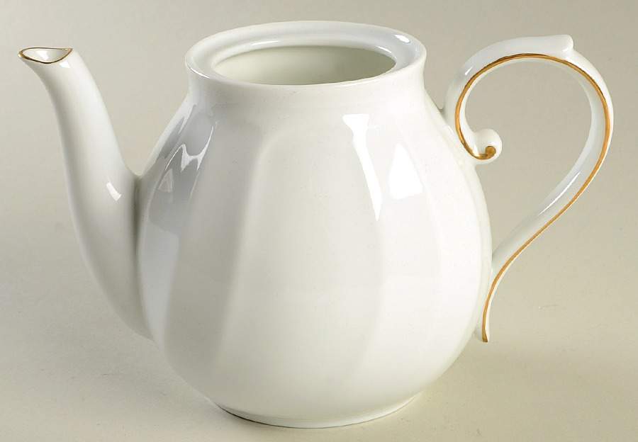 Wedding Band Gold Teapot No Lid by Mikasa-1
