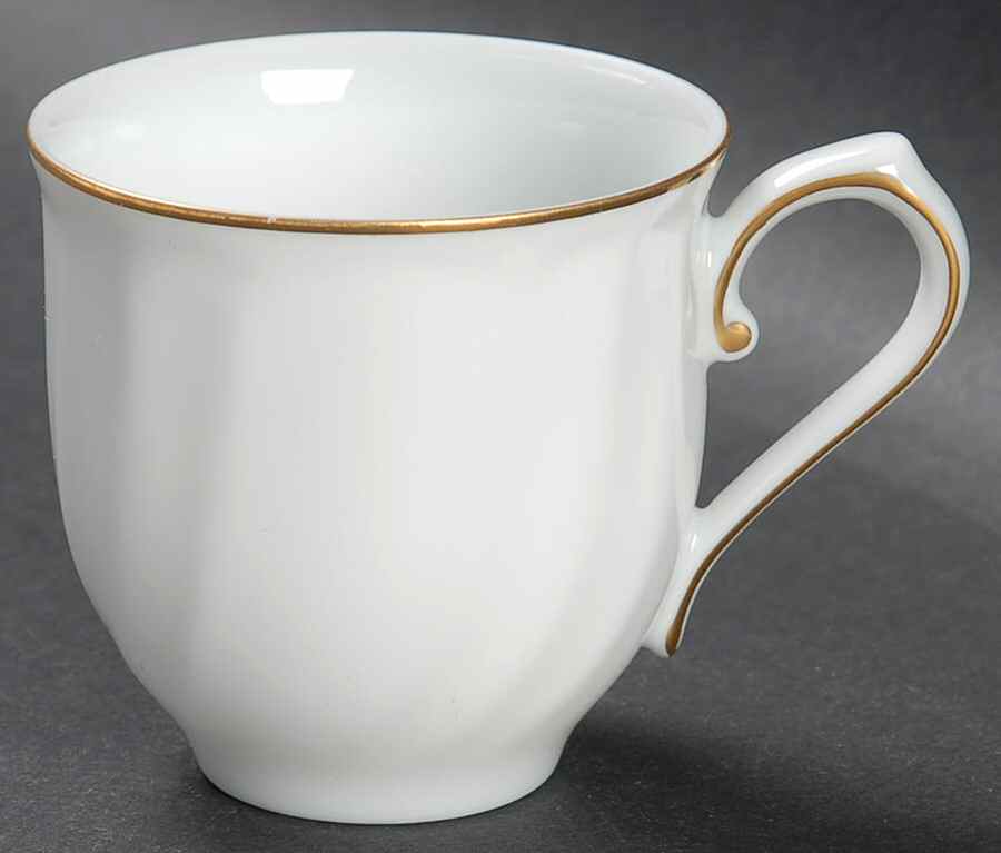 Wedding Band Gold Flat Demitasse Cup by Mikasa-1