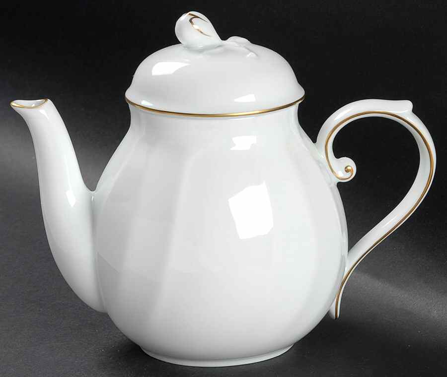 Wedding Band Gold Teapot & Lid by Mikasa-1