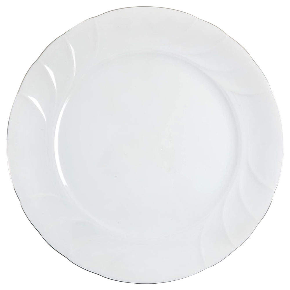 Wedding Band Platinum 12" Chop Plate (Round Platter) by Mikasa-1