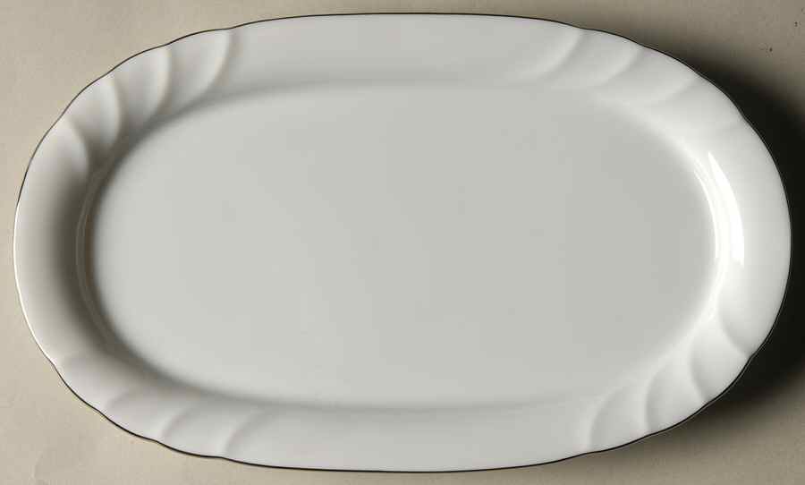 Wedding Band Platinum Butter Tray by Mikasa-1