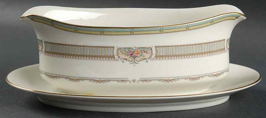 Wellington Gravy Boat with Attached Underplate by Mikasa-1