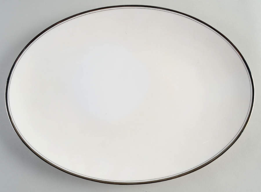 Wellesley 14" Oval Serving Platter by Mikasa-1