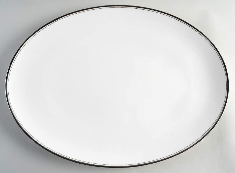 Wellesley 17" Oval Serving Platter by Mikasa-1
