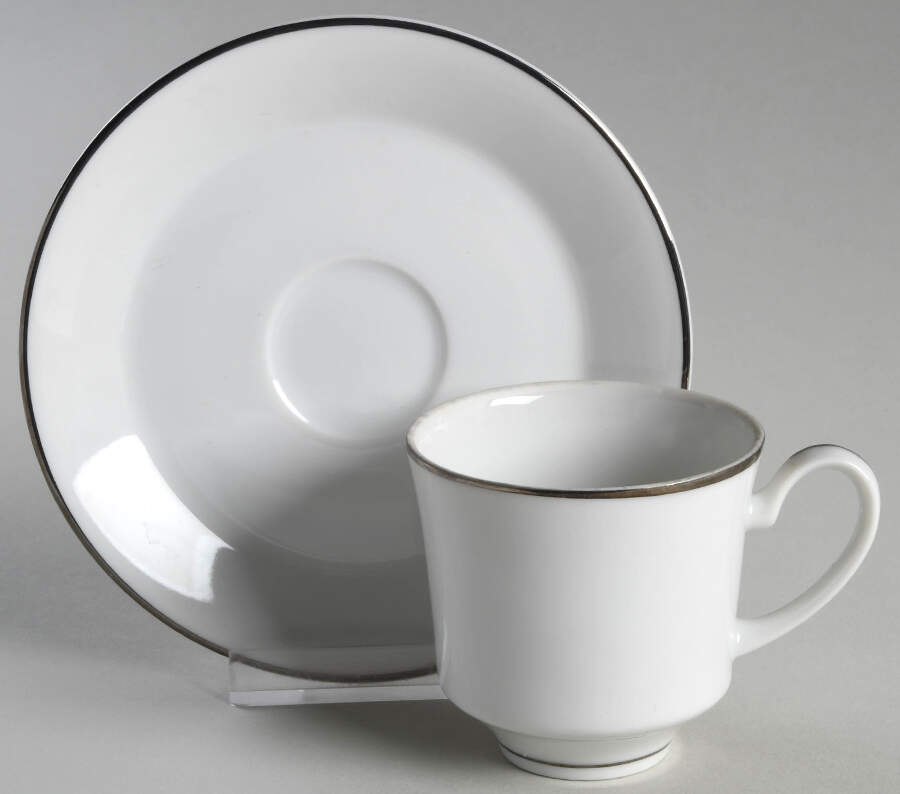 Westminster Footed Demitasse Cup & Saucer Set by Mikasa-1